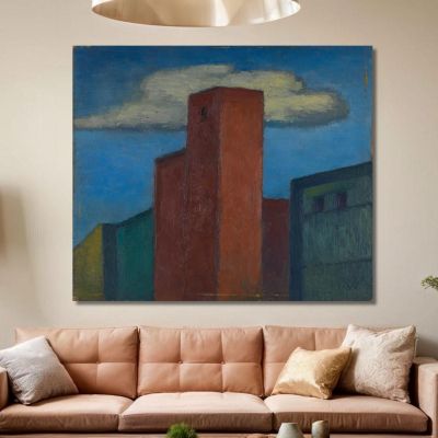 Case Senza Titolo 2 Karl Wiener kwn534 quadro stampa su tela