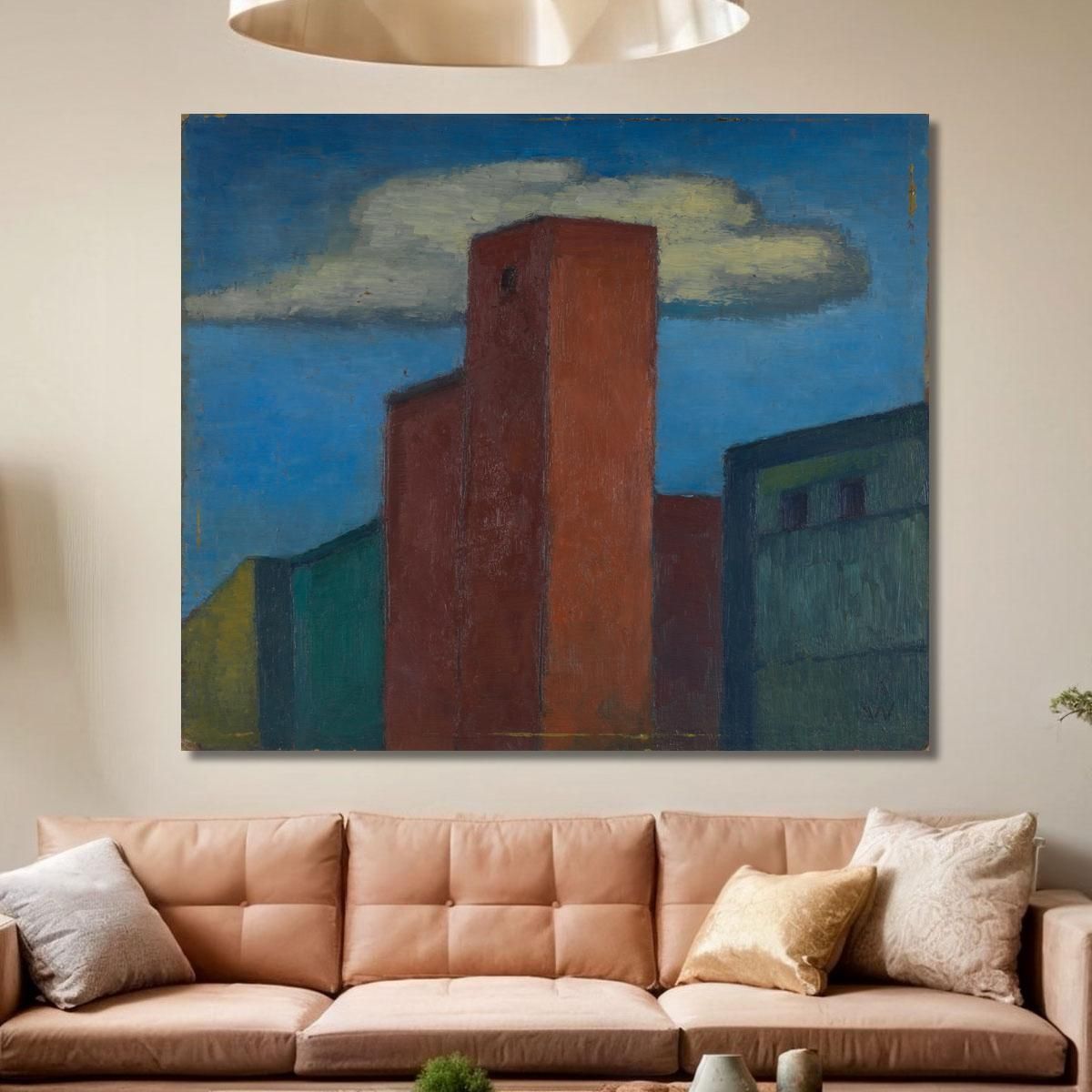 Case Senza Titolo 2 Karl Wiener kwn534 quadro stampa su tela
