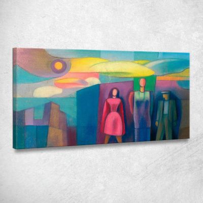 Senza Titolo Ii 4 Karl Wiener kwn539 quadro stampa su tela