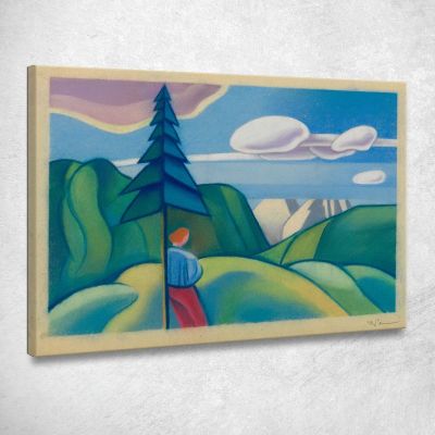 Senza Titolo Iv 2 Karl Wiener kwn546 quadro stampa su tela