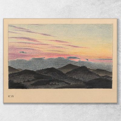 Ohne Titel Naturstudie I Karl Wiener, kwn570 drucken auf leinwand
