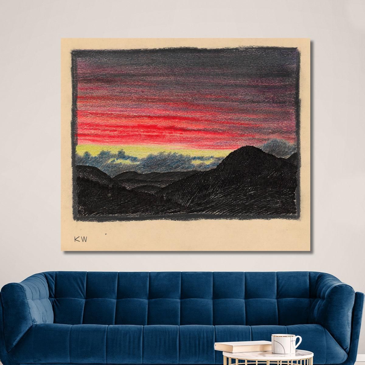 Studio Sulla Natura Senza Titolo Ii 2 Karl Wiener kwn571 quadro stampa su tela