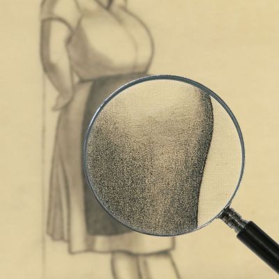 Donne Incinte Karl Wiener kwn650 quadro stampa su tela