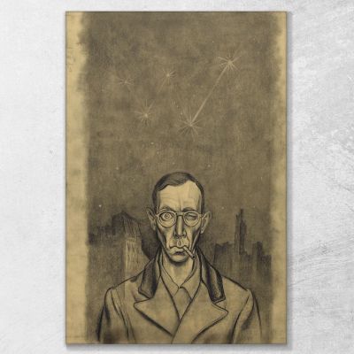 Autoritratto 2 Karl Wiener kwn657 quadro stampa su tela