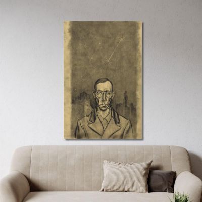 Autoritratto 2 Karl Wiener kwn657 quadro stampa su tela