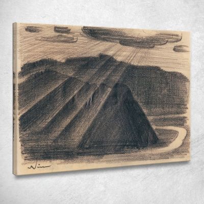 Raggi Di Sole Karl Wiener kwn669 quadro stampa su tela