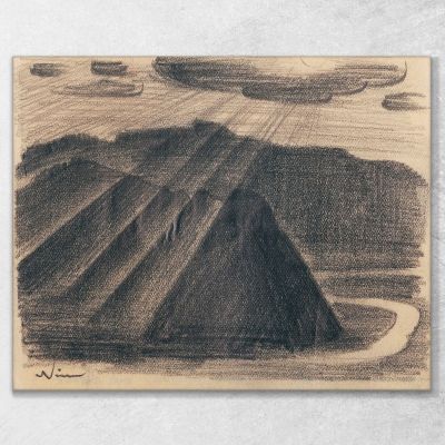 Rayons De Soleil Karl Wiener, kwn669 tableau impression sur toile