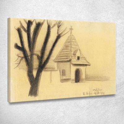 Santo Stefano Karl Wiener kwn678 quadro stampa su tela