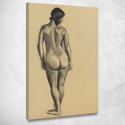 Nudo Femminile Ii Karl Wiener kwn739 quadro stampa su tela