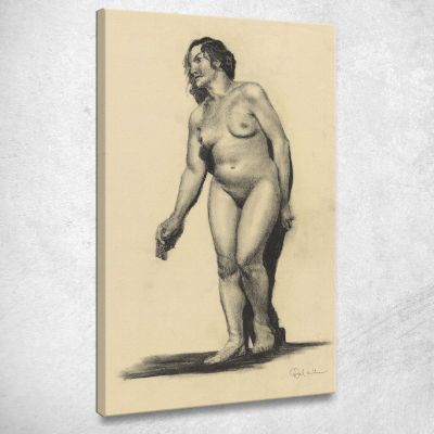 Nudo Femminile Iii Karl Wiener kwn740 quadro stampa su tela