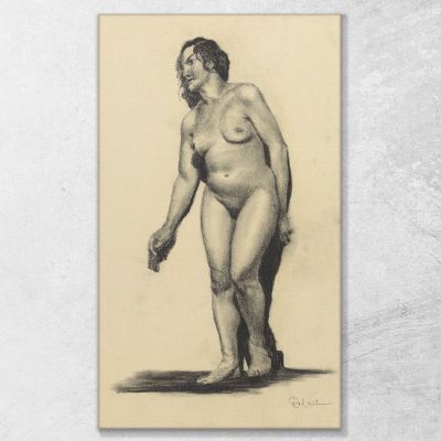 Nudo Femminile Iii Karl Wiener kwn740 quadro stampa su tela