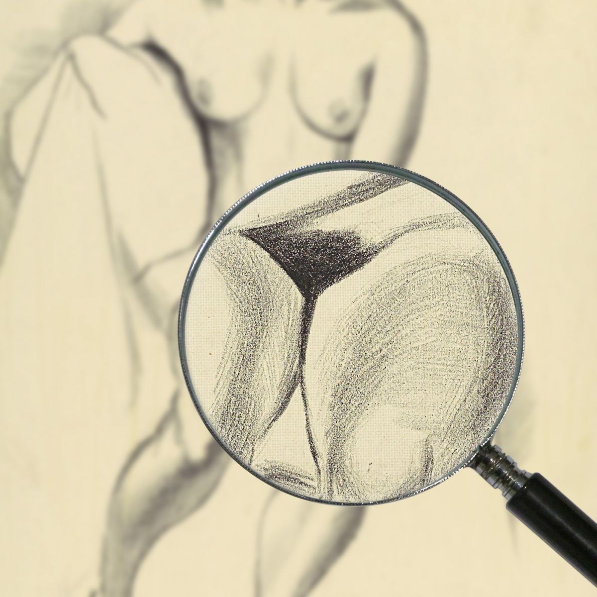 Nudo Femminile Iv Karl Wiener kwn741 quadro stampa su tela