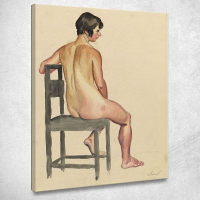 Nudo Femminile Vi Karl Wiener kwn744 quadro stampa su tela