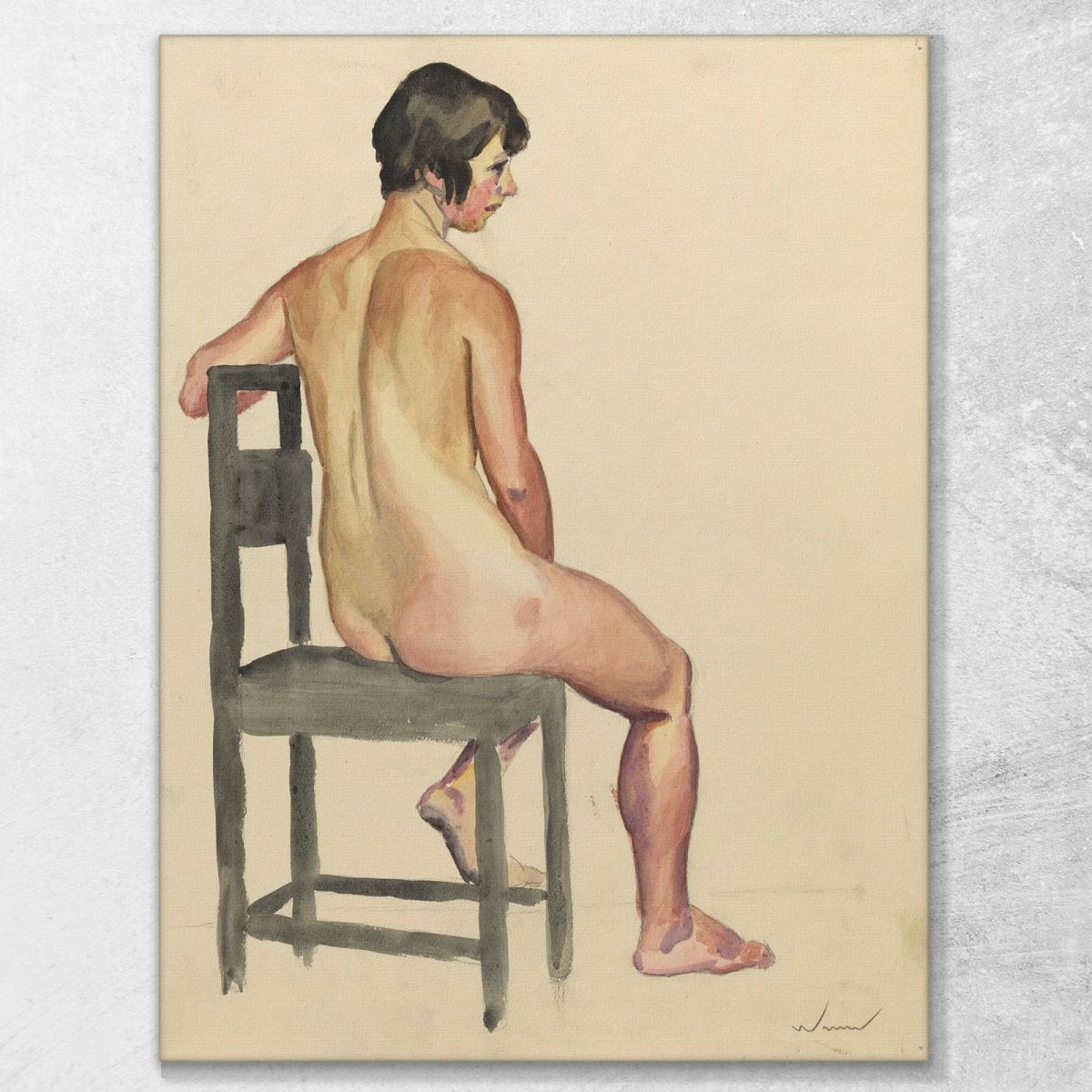 Nudo Femminile Vi Karl Wiener kwn744 quadro stampa su tela