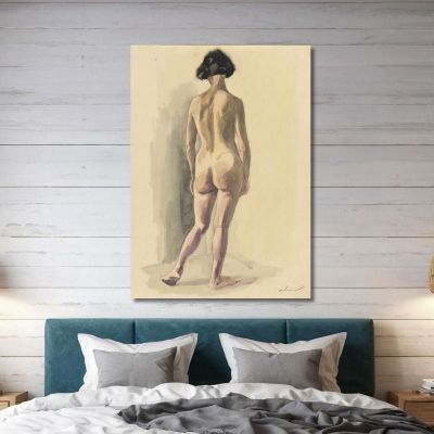 Nudo Femminile Vii Karl Wiener kwn745 quadro stampa su tela