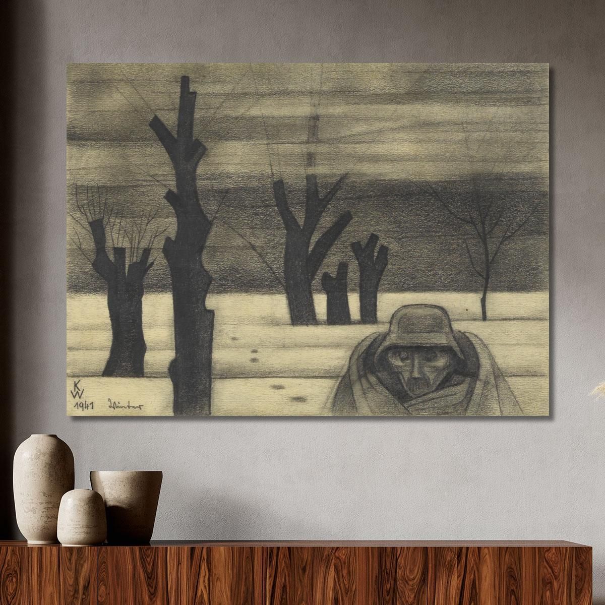 Inverno Karl Wiener kwn774 quadro stampa su tela