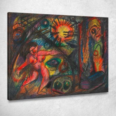 Sogno Del Deserto Karl Wiener kwn783 quadro stampa su tela