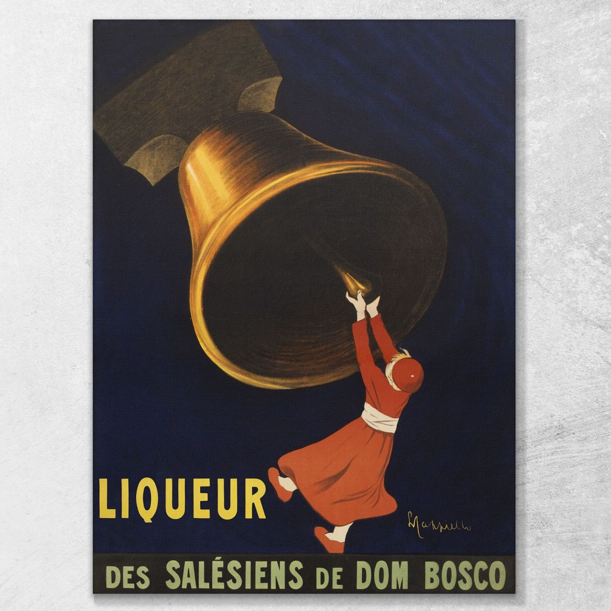 Liquore Angelus Dei Salesiani Di Dom Bosco Leonetto Cappiello lcp5 quadro stampa su tela