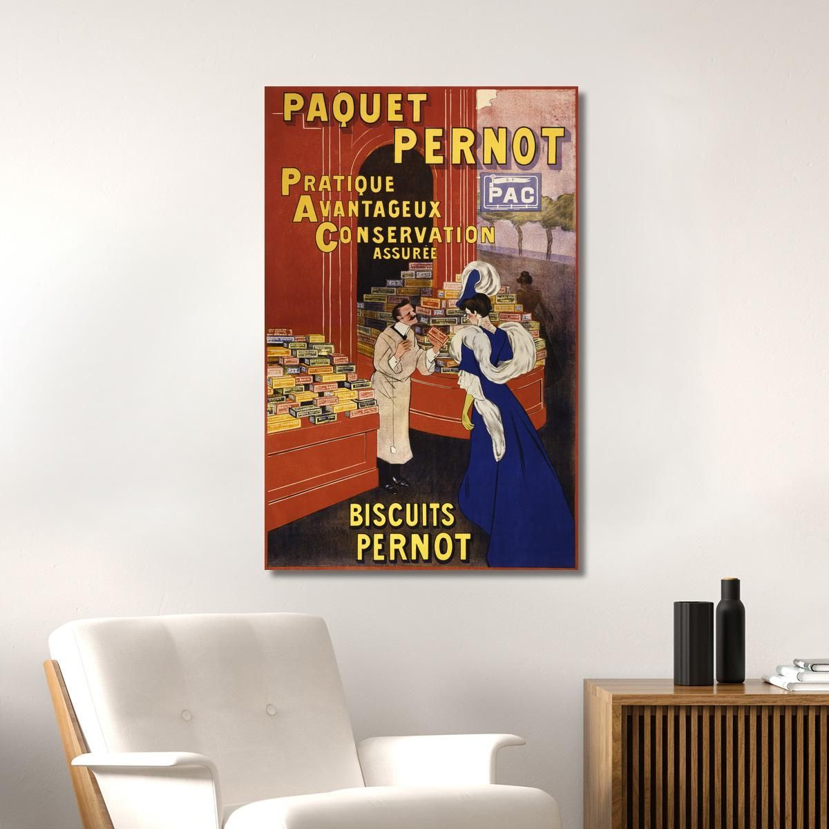 Biscotti Pernot Leonetto Cappiello lcp12 quadro stampa su tela