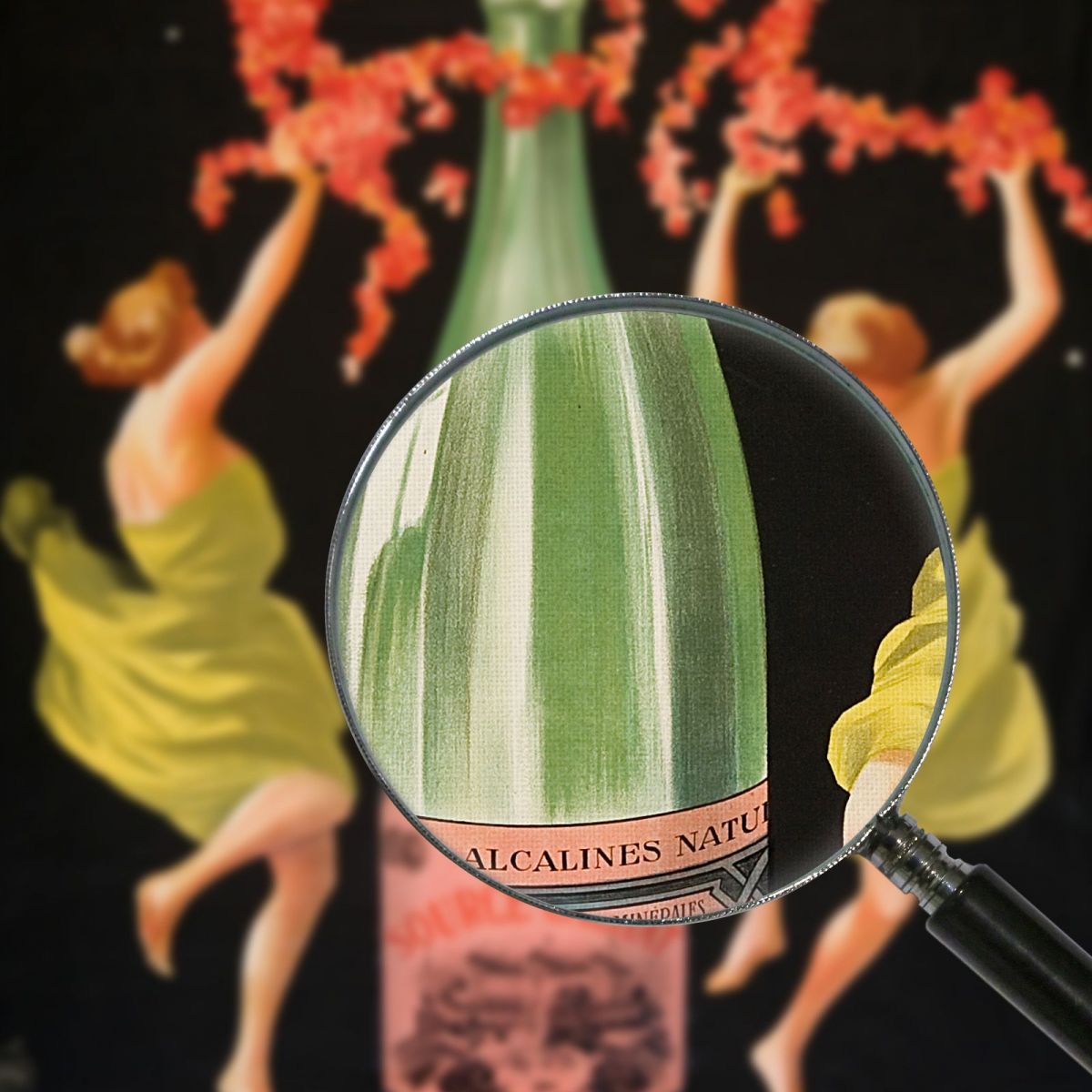 Bevete Tutti Evian-Cachat Leonetto Cappiello lcp16 quadro stampa su tela