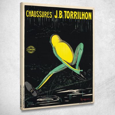 Scarpe J.B. Torrilhon Leonetto Cappiello lcp25 quadro stampa su tela