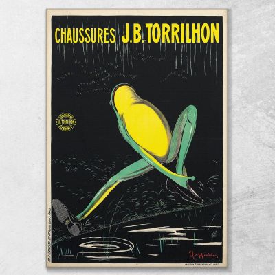 Scarpe J.B. Torrilhon Leonetto Cappiello lcp25 quadro stampa su tela