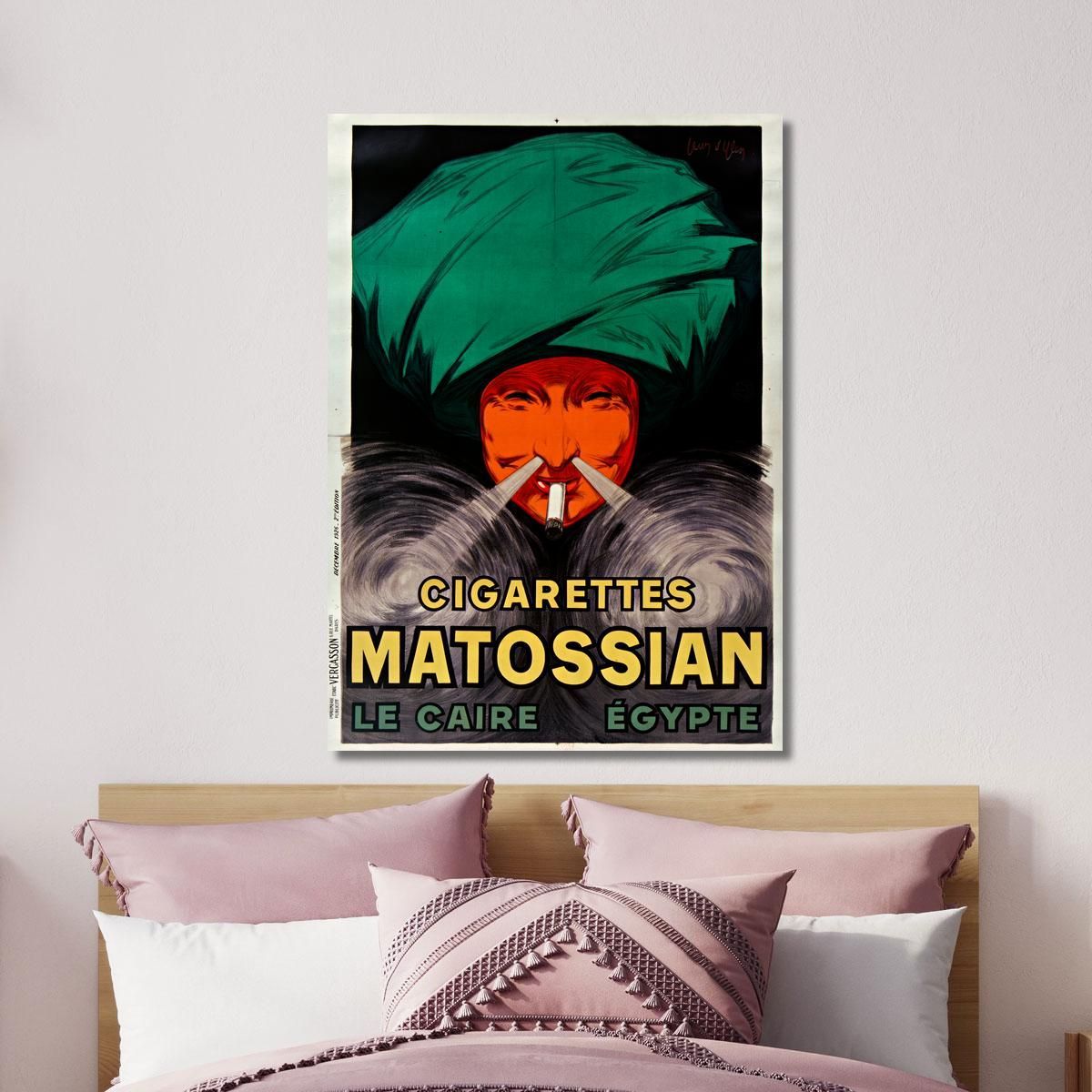 Matossian Cigarettes Cairo Egypt Leonetto Cappiello canvas print
