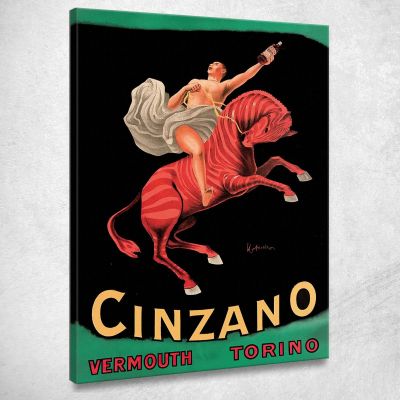 Cinzano Vermut Torino Leonetto Cappiello lcp30 quadro stampa su tela