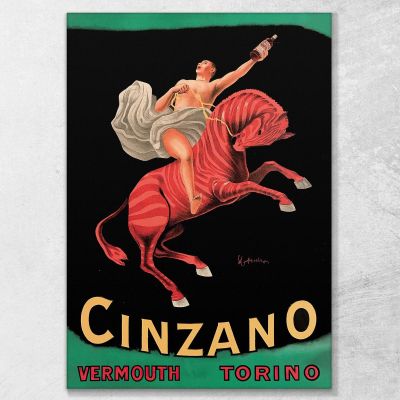 Cinzano Vermut Torino Leonetto Cappiello lcp30 quadro stampa su tela