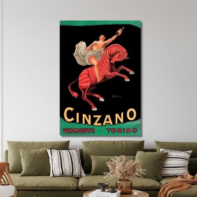 Cinzano Vermut Torino Leonetto Cappiello lcp30 quadro stampa su tela