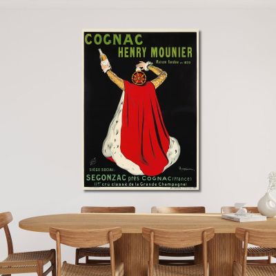 Cognac Henry Mounier Leonetto Cappiello lcp33 quadro stampa su tela