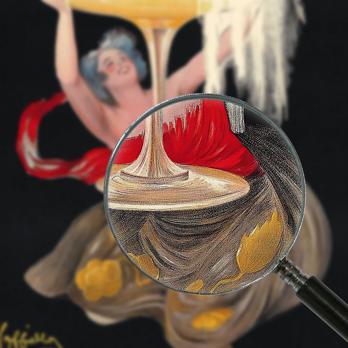 Contratto Leonetto Cappiello lcp38 quadro stampa su tela