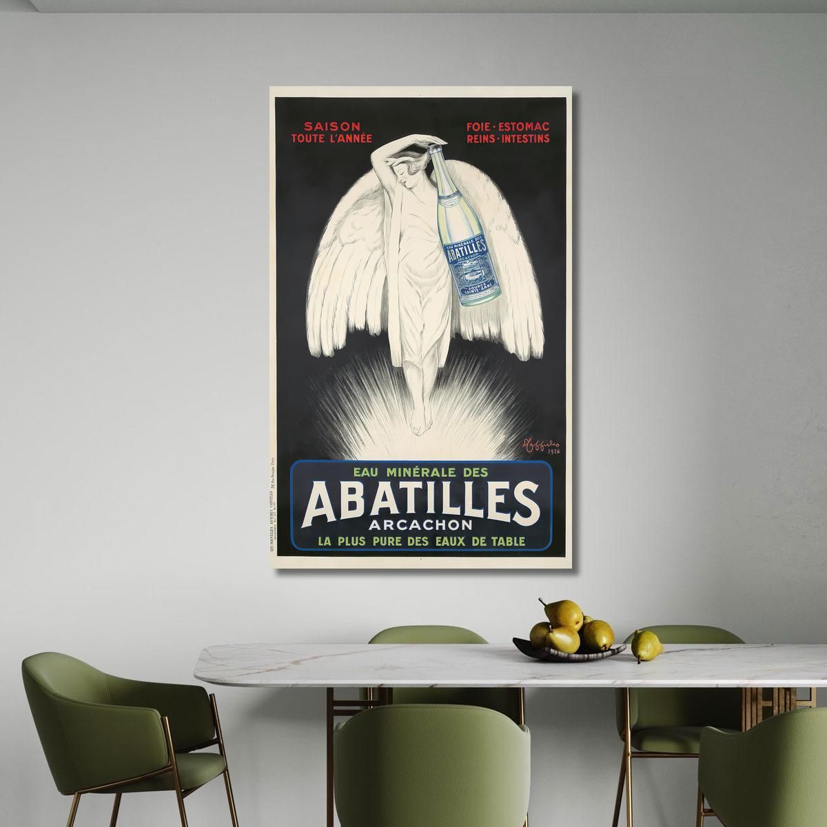 Acqua Minerale Abatilles Leonetto Cappiello lcp44 quadro stampa su tela