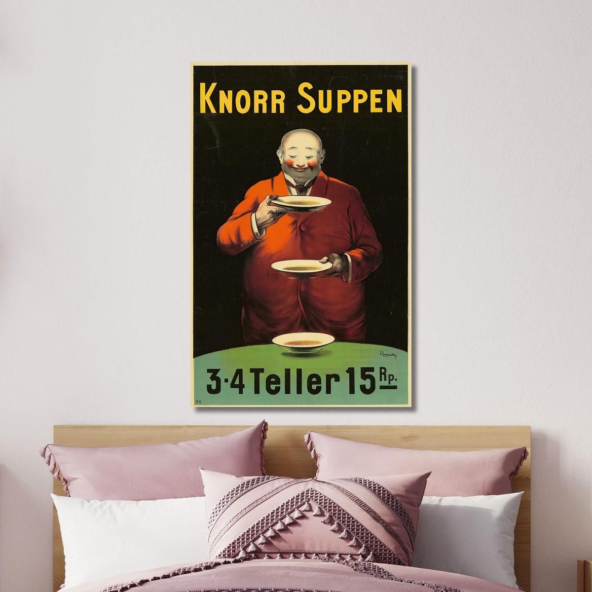 Zuppe Knorr Leonetto Cappiello lcp56 quadro stampa su tela