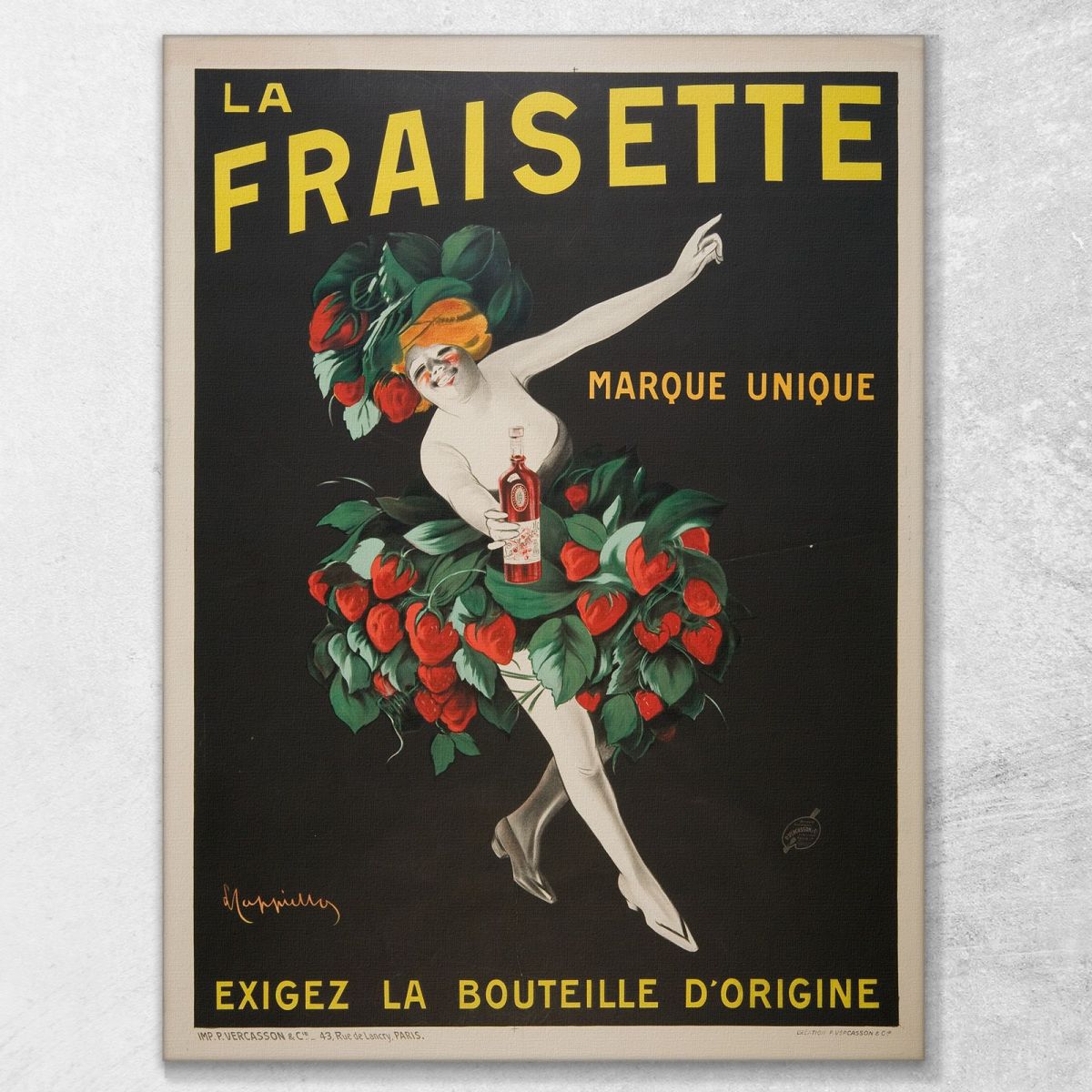 La Fragola Leonetto Cappiello lcp60 quadro stampa su tela