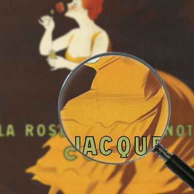 La Rose Jacqueminot Coty Leonetto Cappiello lcp61 quadro stampa su tela