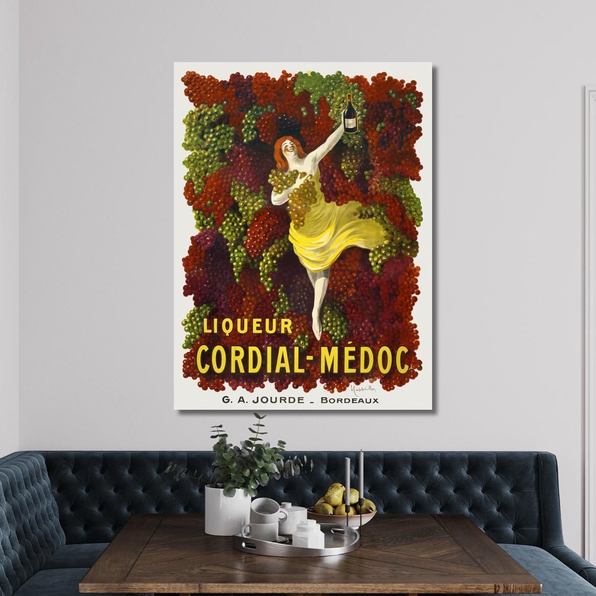 Liquore Cordial-Médoc Leonetto Cappiello lcp74 quadro stampa su tela