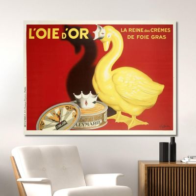 L'Oie D'Or Leonetto Cappiello lcp77 quadro stampa su tela