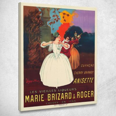 Marie Brizard E Roger Leonetto Cappiello lcp81 quadro stampa su tela