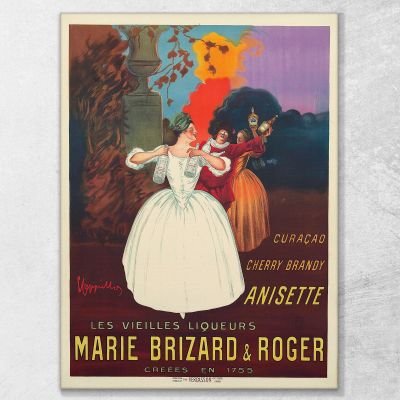 Marie Brizard E Roger Leonetto Cappiello lcp81 quadro stampa su tela