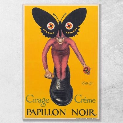 Farfalla Nera Leonetto Cappiello lcp90 quadro stampa su tela