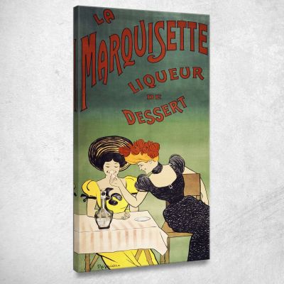 Il Liquore Da Dessert Marquisette Leonetto Cappiello lcp105 quadro stampa su tela