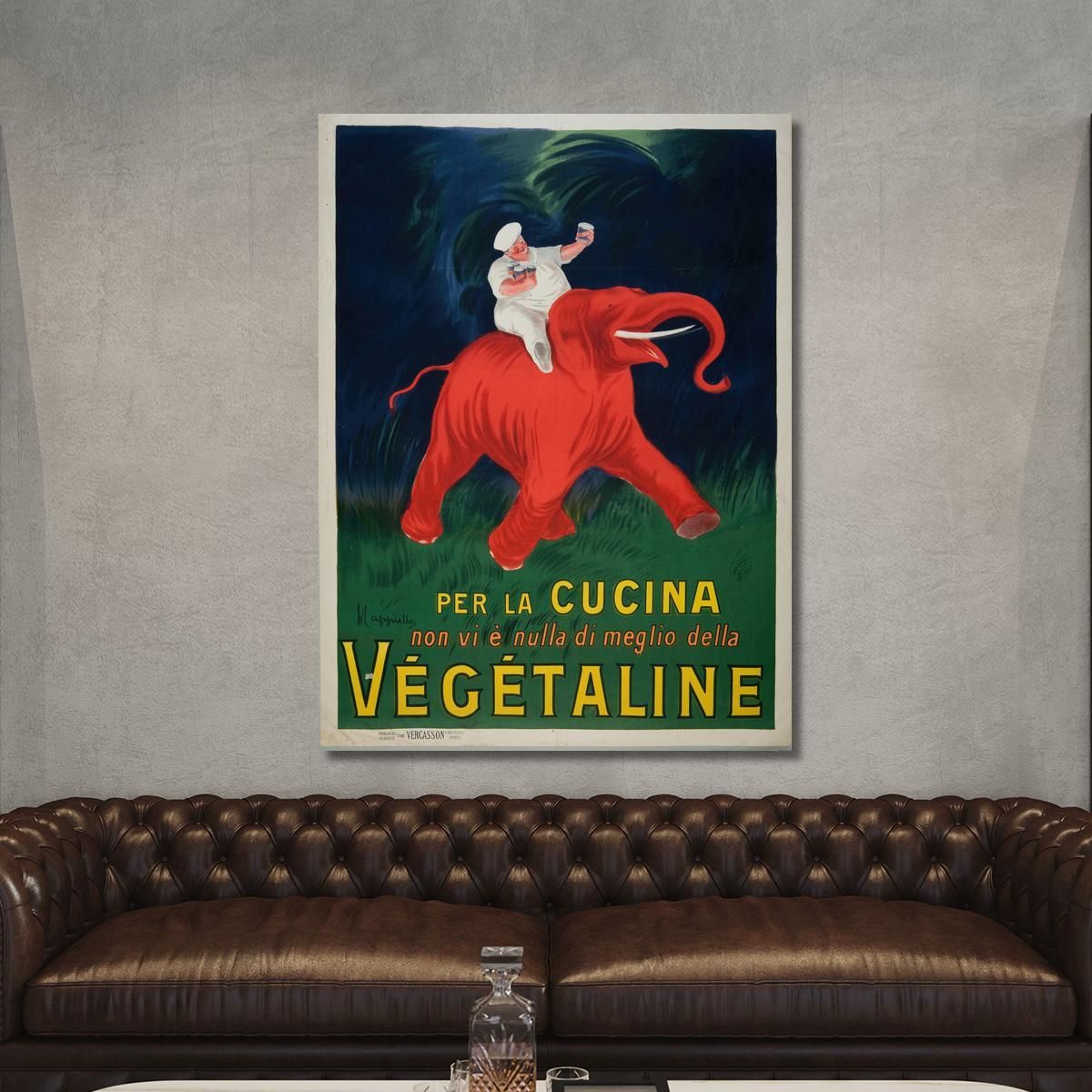 Vegano 2 Leonetto Cappiello lcp115 quadro stampa su tela