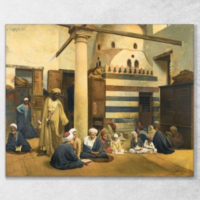 Nella Madrasa Ludwig Deutsch ldt13 quadro stampa su tela