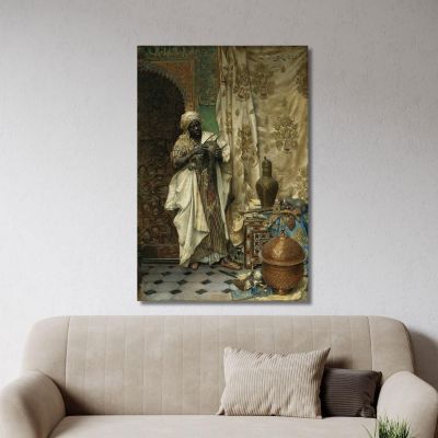 L'Ispezione Ludwig Deutsch ldt29 quadro stampa su tela