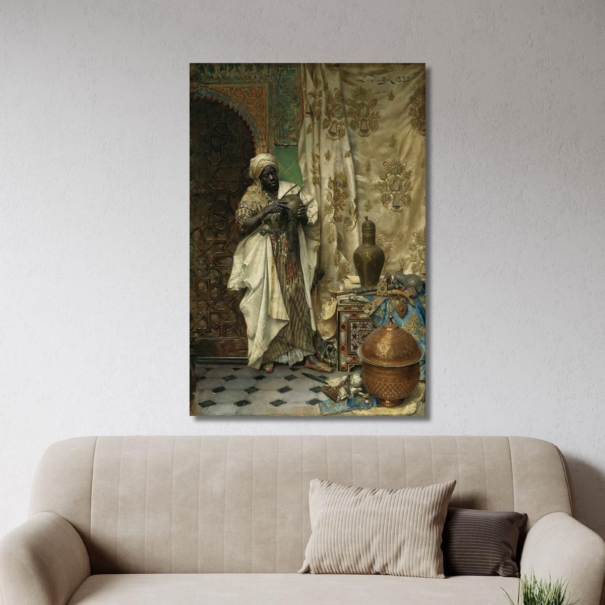 L'Ispezione Ludwig Deutsch ldt29 quadro stampa su tela
