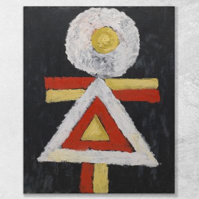 Figura Geometrica Marsden Hartley mhr11 quadro stampa su tela