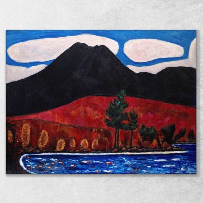 Monte Katahdin Maine Autunno Marsden Hartley mhr18 quadro stampa su tela