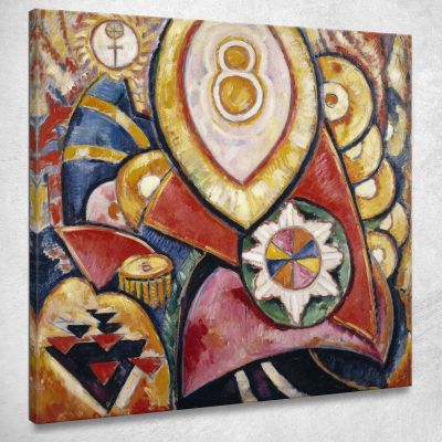 Dipinto N. 48 Marsden Hartley mhr24 quadro stampa su tela