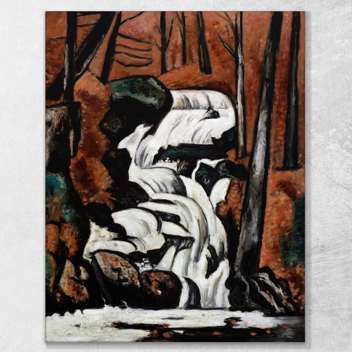 L'Odore Delle Cascate Del Ruscello Marsden Hartley mhr33 quadro stampa su tela